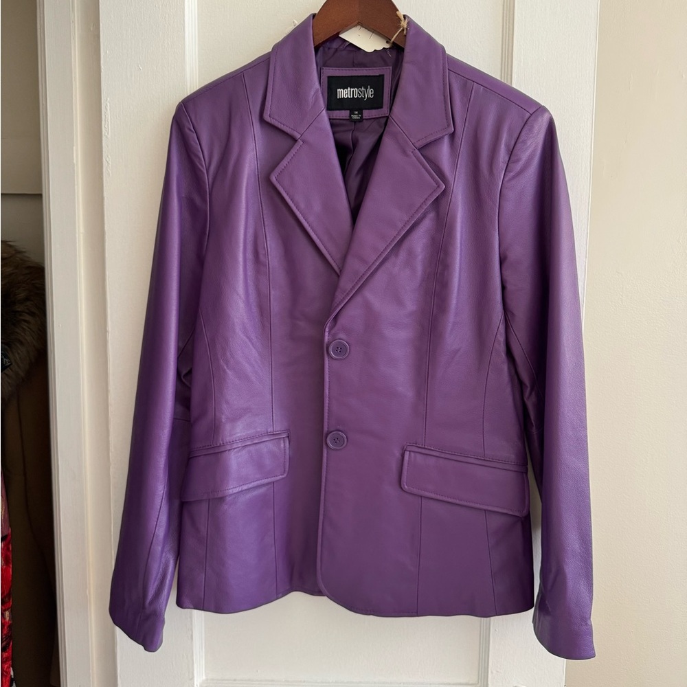 Metrostyle Vibrant Purple Jacket